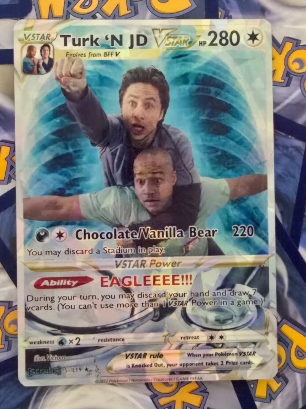 Turk and JD Pokemon Card - Scrubs